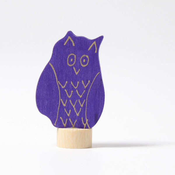 Grimm's Eagle Owl Wooden Decoration