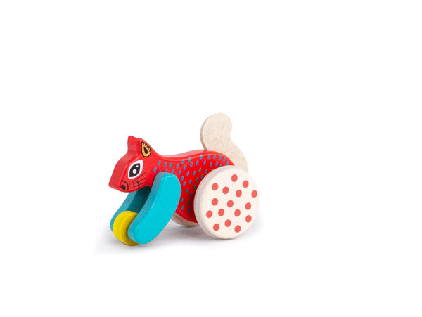 Bajo Squirrel on Wheels - Red