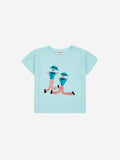 Bobo Choses Baby Dancing Giants Placement Print Short Sleeve Tee