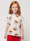 Bobo Choses Play the Drum All Over Short Sleeve T Shirt