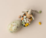 Maileg Metal Easter Egg - Small Assorted  Tapestry Design