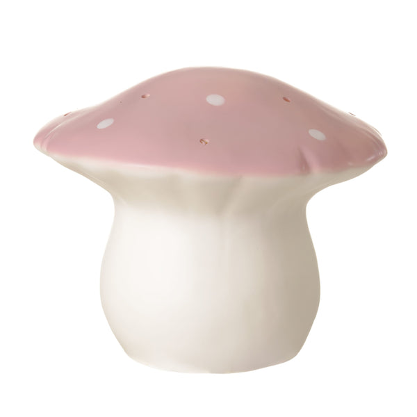 Heico Mushroom Night Light Lamp - Medium - Vintage Pink LED