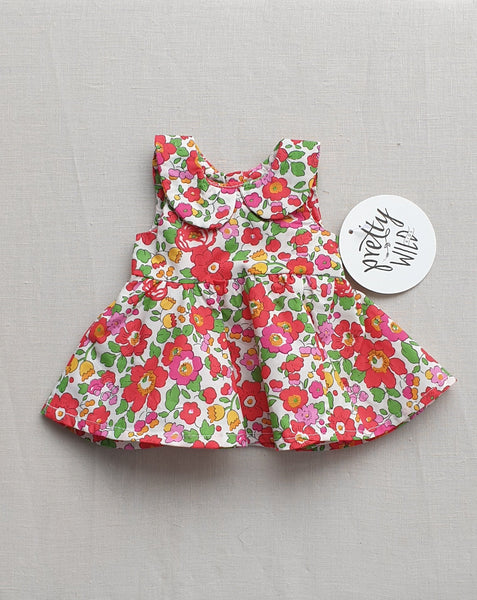 Pretty Wild Maria Dolls Dress - Red Betsy