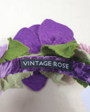 Vintage Rose Floral Felt Headband