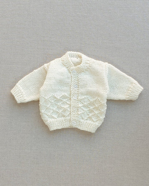 Knitted by Nana Ren Cardigan Prem Cream