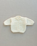 Knitted by Nana Kennie Cardigan Prem Cream
