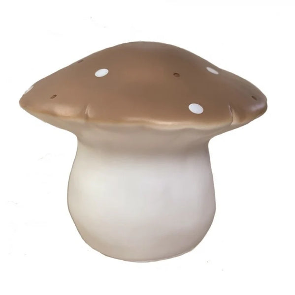 Heico Mushroom Night Light Lamp - Medium - Chocolate Brown