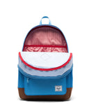 Herschel Heritage Back Pack Youth - Azure Blue/ Saddle Brown
