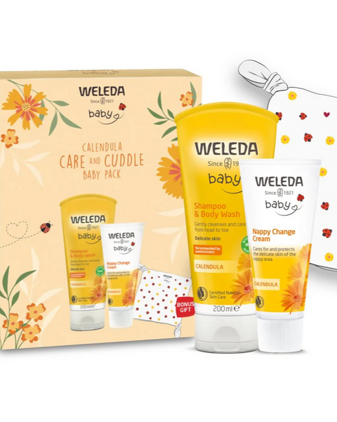 Weleda Calendula Baby Care and Cuddle Pack