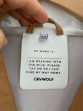 Pre Loved Cry Wolf Raincoat Wolf Print