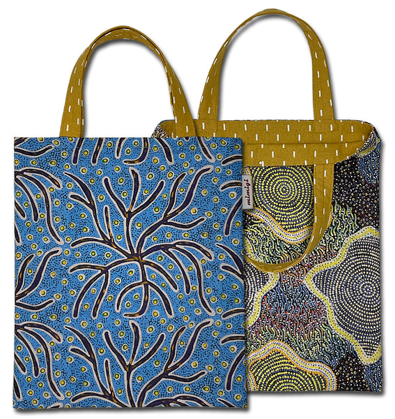 Mimigi Handcrafted Book Bag -  Warlukurlangu 3