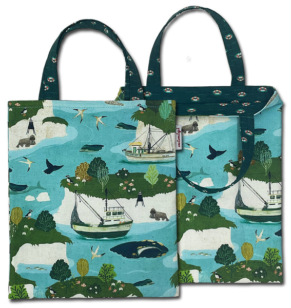 Mimigi Handcrafted Book Bag - Archipelago