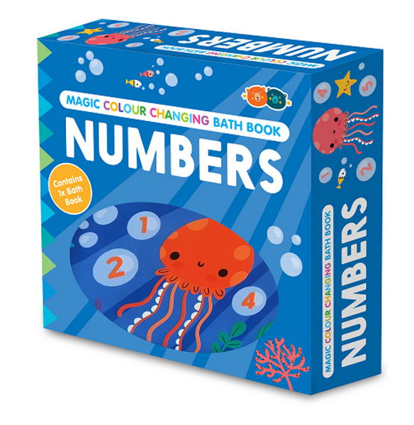 Buddy and Barney Colour Changing Bath Book - Numbers