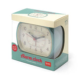 Legami Retro Alarm Clock Blue - Glow in the Dark Hands