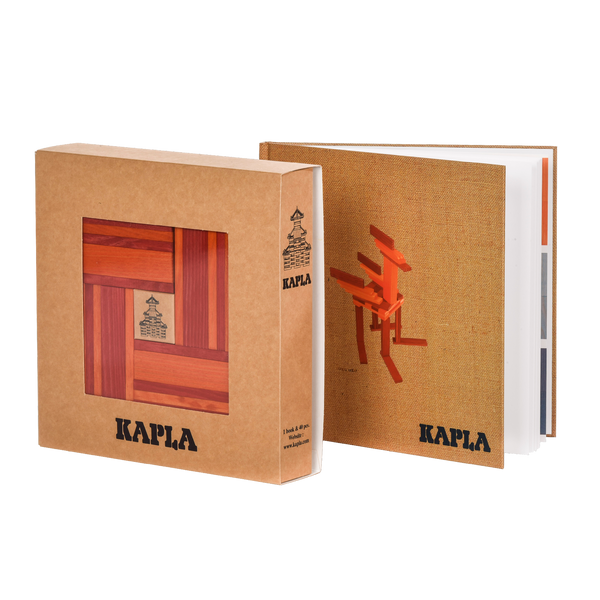 Kapla Book and Colours - Red/Orange