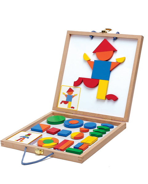 Djeco 42 piece Geoform Magnetic Boxed Set