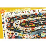Djeco Car Rally 54 Piece Observation Puzzle