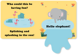 Fuzzy Friends Hide and Seek Book - Jungle
