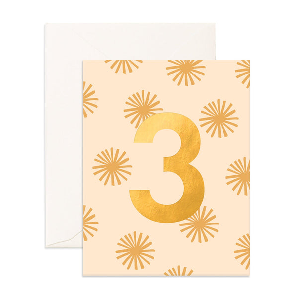 Fox & Fallow Number 3 Party Card