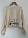 Pre Loved Calvin Klein Jeans cropped sweat