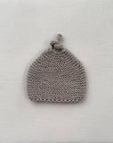 Knitted by Nana Top Knot Beanie - Koala