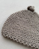 Knitted by Nana Top Knot Beanie - Koala
