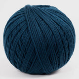 Knitted by Nana Top Knot Beanie - Steel
