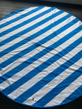 Pre Loved Dock and  Bay Beach Towel Round Collection : Bondi Blue