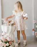 Noralee Eva Dress Bow Ditsy in Natural