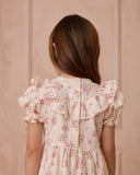 Noralee Eva Dress Bow Ditsy in Natural