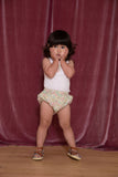 Pretty Wild Kids Singlet & Bloomer Set White/Daisy Lime
