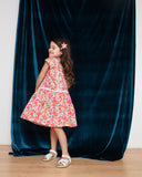 Pretty Wild Kids Maggie Panel Dress Red Betsy