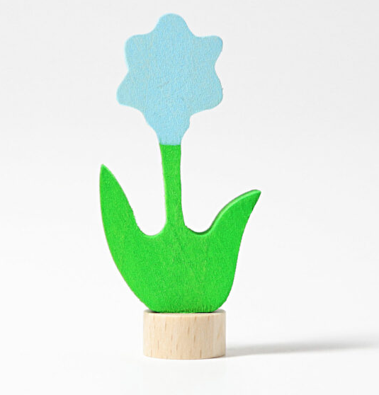 Grimm's  Flower Decoration Blue