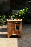 Q Toys Wooden Oven and Sink Combo