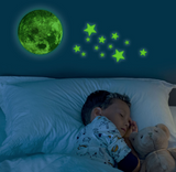 Legami - Adhesive Glow In The Dark Moon