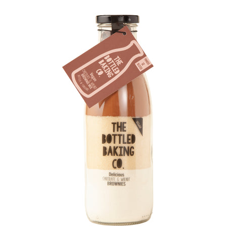 Bottle Baking Co Chocolate Brownie Mix in a Bottle with Walnuts