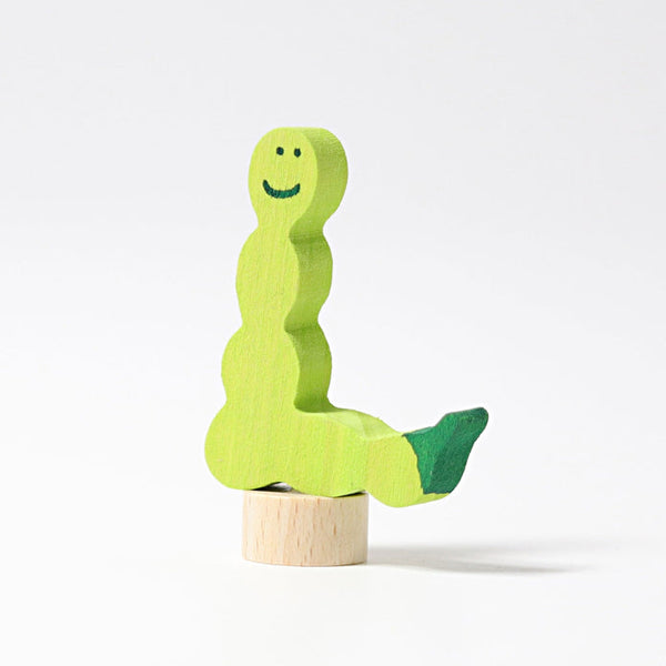Grimm's Wooden Worm Decoration
