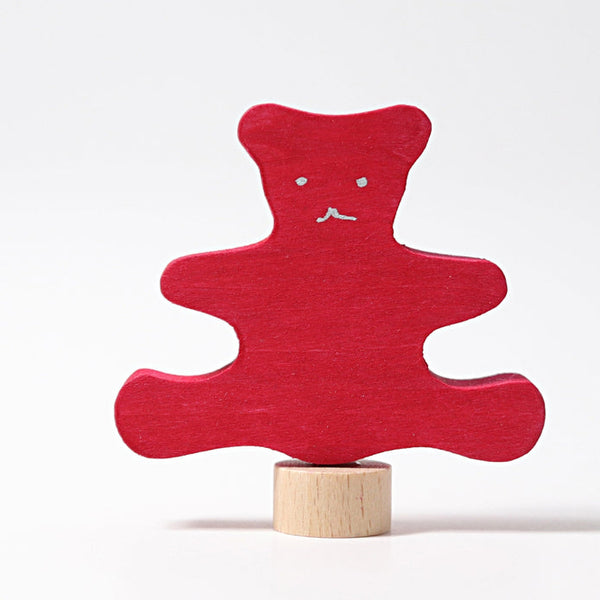 Grimm's Wooden Teddy Decoration