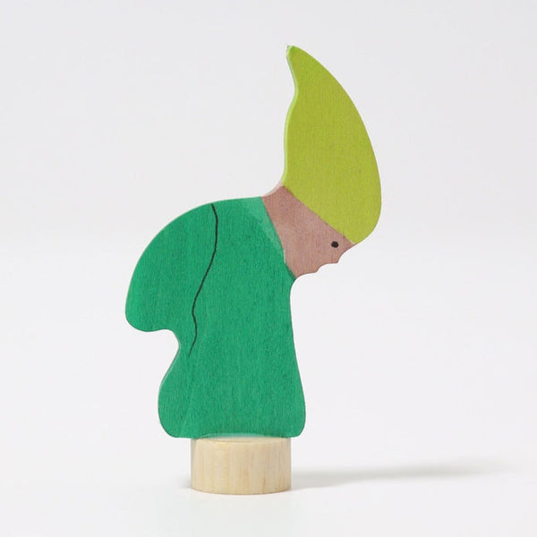 Grimm's Dwarf Wooden Decoration - Spring