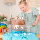 Connetix Tiles - Clear Rectangle Pack 12 Piece