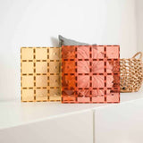 Connetix Tiles - Pastel Lemon and Peach Base Plate Pack