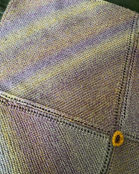 Knitted by Nana 4 Piece Patchwork Bassinet Blanket