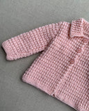 Knitted by Nana Cardigan Pale Pink