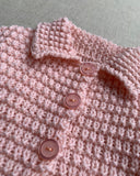 Knitted by Nana Cardigan Pale Pink