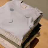 Nature Baby Organic Cotton & Merino Sleeping Bag Lunar Blue Print 0-24M