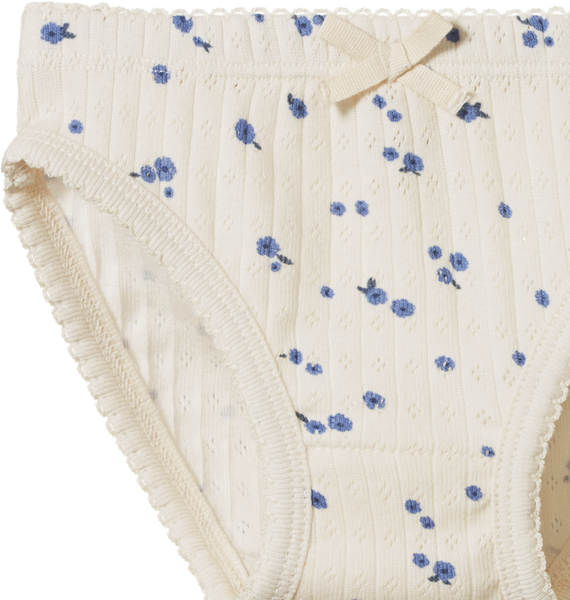 Nature Baby Pointelle Knickers Daisy Print