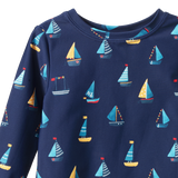 Nature Baby Splash Top Regatta Navy Print