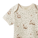 Nature Baby S/S Bodysuit Rabbity Print