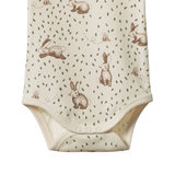 Nature Baby S/S Bodysuit Rabbity Print