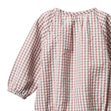 Nature Baby Meadow Bodysuit Gingham Twilight Check